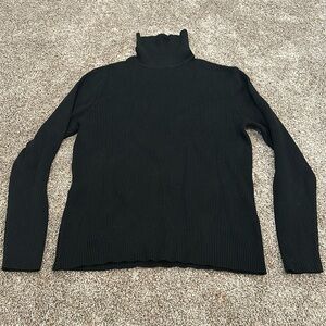 Black businesses casual turtleneck sweater